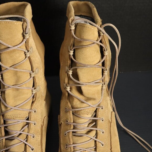 Altama Mens 11.5N Narrow Leather Desert Tan  Army Combat Boots SPE1C1-12-D-1053 - Picture 5 of 16